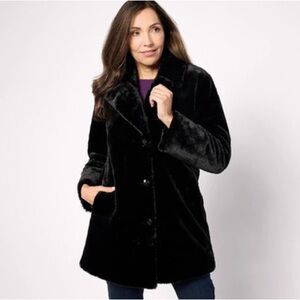 Brand new!!! Black Faux Fur Teddy Jacket